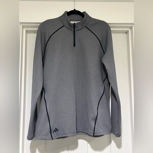 Women’s Adidas Quarter Zip Pullover in Navy. Size XL.